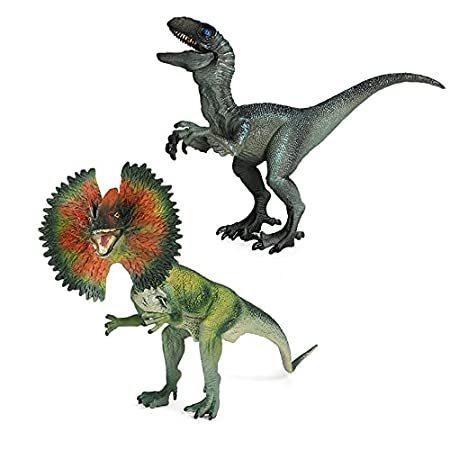 売れ筋がひクリスマスプレゼント！ Toy Dinosaur EOIVSH Dilophosaurus Din送料無料 Educational Realistic Velociraptor, & ゴジラ