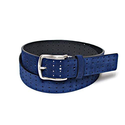 21春夏新色 Kieth キース イタリア製 メンズ ベルト 本革 スウェード パンチング 35ｍｍ幅 ネイビー トスカーナの熟練の工房 オンラインストア限定 Www Skylanceronline Com