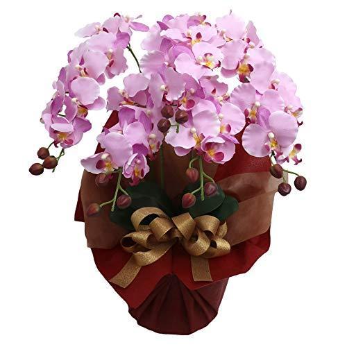 アーティフィシャルフラワー 造花 胡蝶蘭 5本立ち ラベンダー CT触媒加工 cotyoran-rabe-lv