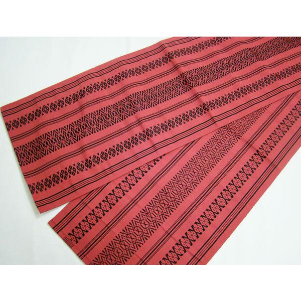 ハ寸名古屋帯 未使用 本場筑前博多織 全通献上柄 手先オープン仕立て  