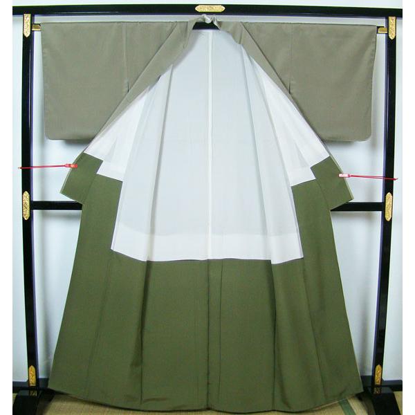 附下げ 縦縞 宝尽くし 刺繍柄 蔦縫い紋入り 適用身長158cm位 正絹 