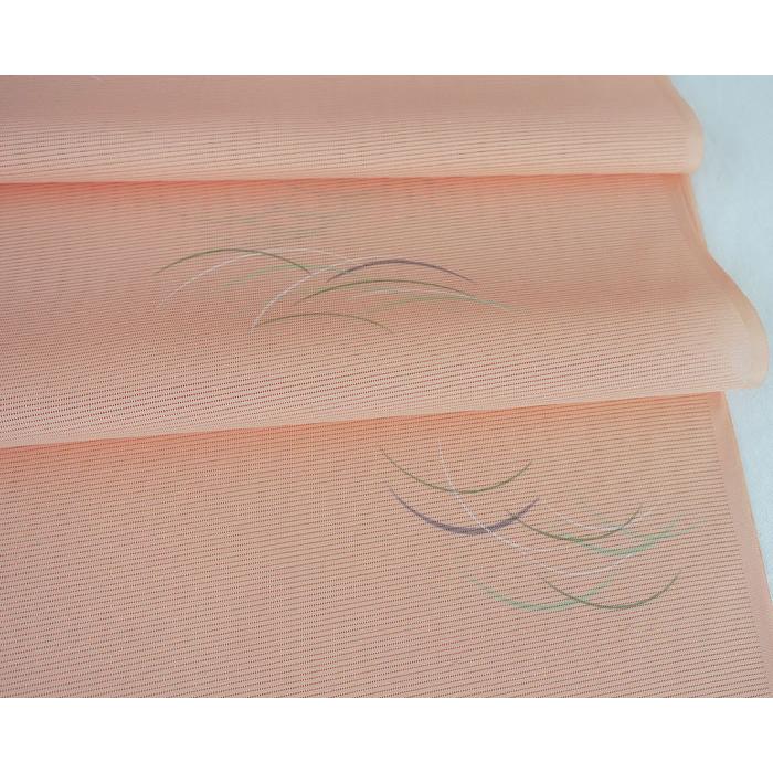 夏物 反物 洗える夏のきもの絽 小紋 未仕立て ポリエステル 11257