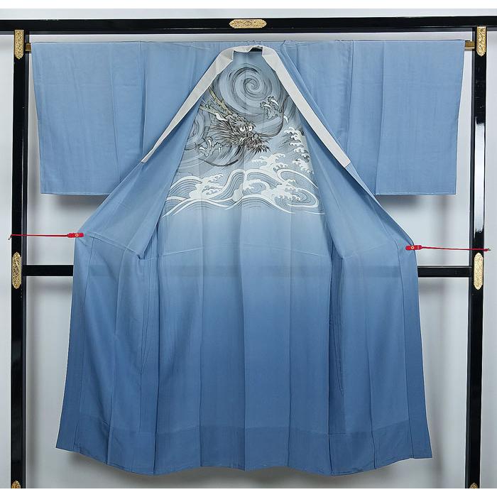 男物アンサンブル しつけ糸付き 大島紬 120変わり亀甲織 175cm  