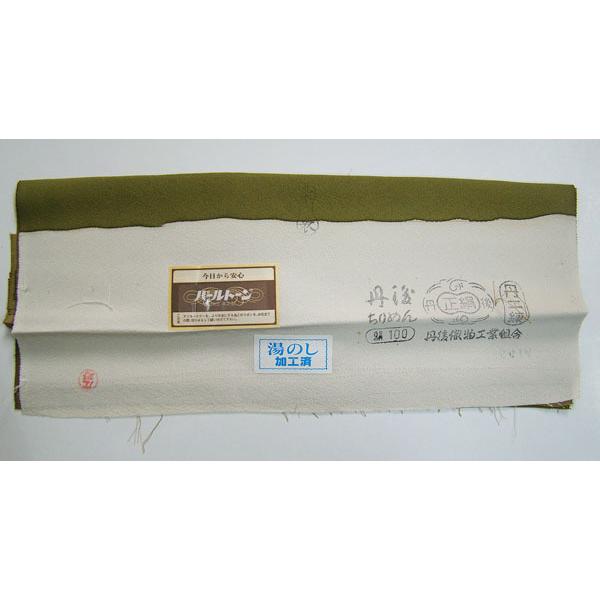 訪問着 ロング丈 渋みの生紬絞り 正絹 6087 : きものあかね - 通販 