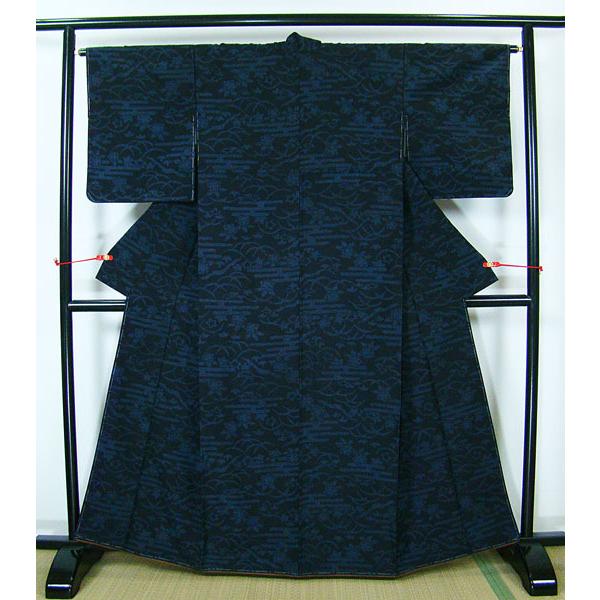 正絹　着物　未使用　しつけ糸付き 正絹 着物 未使用 しつけ糸付きの通販 by Sunday's shop｜ラクマ
