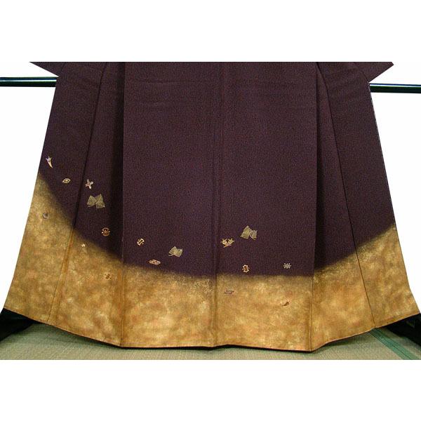 訪問着 豪華塗り金箔 宝尽し刺繍 正絹 6745 : きものあかね - 通販
