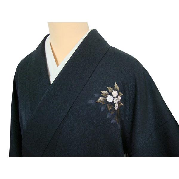 附下げ 幻想的な陰陽彩色金箔 色箔加工 彩落款入り 正絹 7887 : 7887 