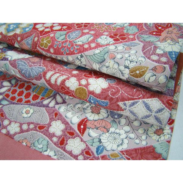お値下げ　新品　未使用品　辻ヶ花 縮緬 九寸名古屋帯 全通 人気帯 九寸名古屋帯 未使用 全通柄 縮緬染帯 辻が花模様 正絹 9591 : きもの