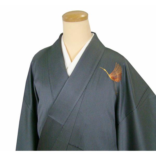 附下げ 未使用 しつけ糸付き 日本刺繍鶴柄 正絹 9955 : 9955 : きもの  