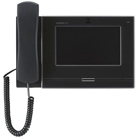 アイホン - β【IX-MV7-HB】7型管する付インターコム端末機 電話付 黒 IP網状組織相応うインターコムIX取り合わせ 防災、防犯、セーフティ-インターホン-キッチン、日用品、文具