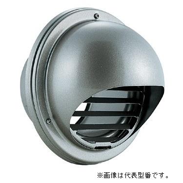 バクマ工業丸型フード付換気口 シルバーメタリックライト〔HI〕