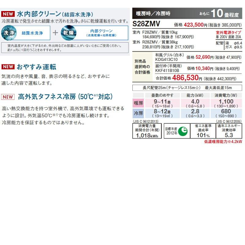 ダイキン π###ダイキン ハウジングエアコン【S28ZMV】前面グリル ダイキン π###ダイキン ハウジングエアコン【S28ZMV】前面グリル