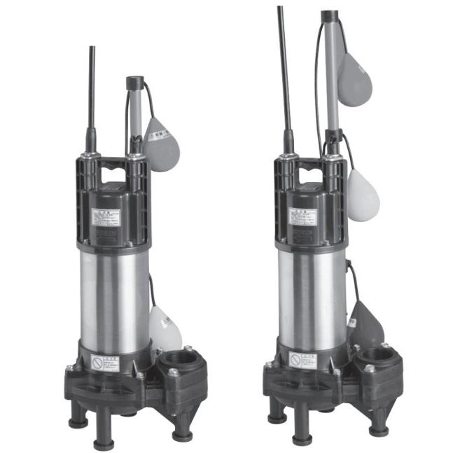 エバラ排水ポンプ 50DWVJ ② 水中ポンプ 荏原製作所 50DWVA 50DWVJ 5.4SB 50Hz 100V 自動交互