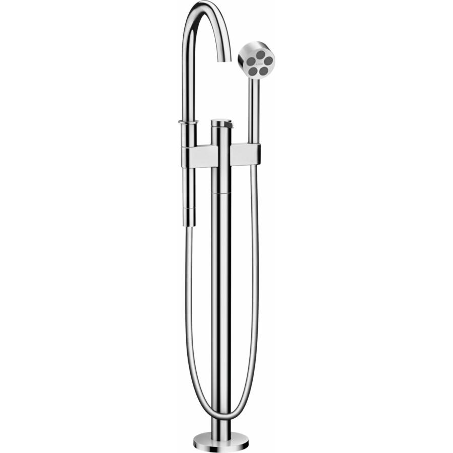 ハンスグローエ 【48440000】Cr アクサーワン 床付式2階建てバス組みあわせる水栓 受注生み出すこと〔EI〕 住宅設備-DIY、工具-シャワー、バス水栓