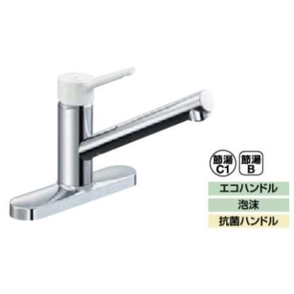 INAX/LIXIL【SF-WL430SYN(JW)】ツーホールタイプ ノルマーレS シングルレバー混合水栓 取替浄水スパウト対応 寒冷地対応〔IE〕