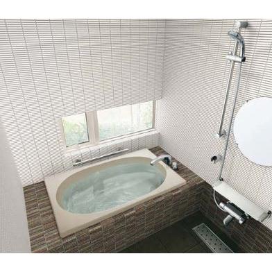 ###INAX LIXIL グラスティN浴槽標準仕様 エプロン：3方半 エプロン位置：左仕様 満水量質量：245L45kg ゴム栓 ハンドグリップ 受注約3週〔GH〕