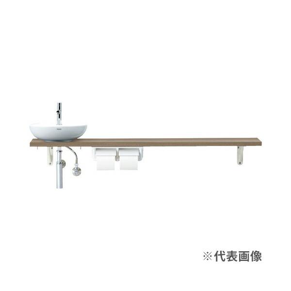 π●INAX/LIXIL キャパシアベッセル型 丸形手洗器 カウンター奥行280 カウンタープラン 右仕様 床給水・壁排水〔HB〕