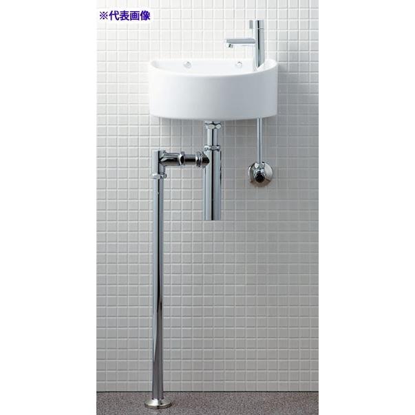INAX/LIXIL【YAWL-33(BS)-S】狭小手洗器 手洗タイプ（丸形） アクアセラミック 床排水（ボトルトラップ） 床給水 一般地・寒冷地共用〔HC〕