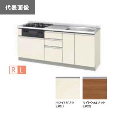 ####LIXIL/サンウェーブGXシリーズ 取り替えキッチン パッとりくん フロアユニット (水栓穴付) ホワイトゼブラ 間口190 受注約2週〔GH〕