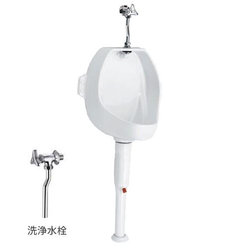 ▲●Юジャニス/Janis【U121+TU120+NU1T2+JU2+NT7A(4個)】小便器洗浄水栓セット 壁掛小便器 一般地用 ハンドル式