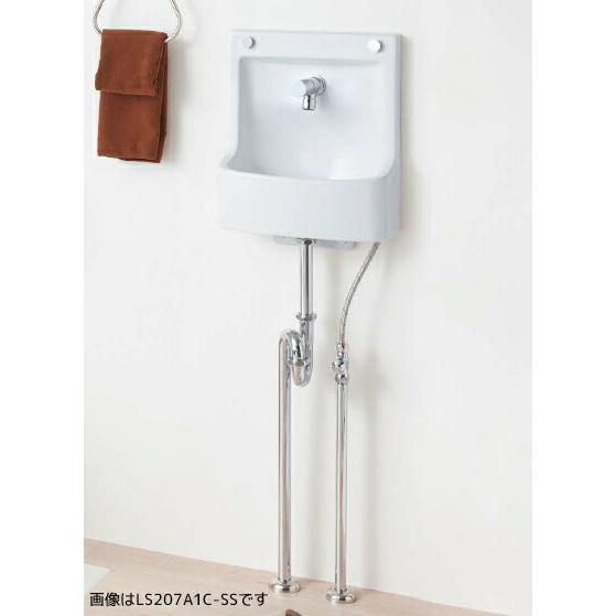 ####Юジャニス/Janis【LS207A1C-SF】埋込手洗器 床排水・壁給水
