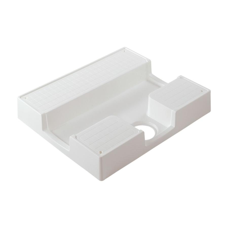 カクダイ【426-410-W】洗濯機用防水パン ホワイト〔GD.C〕 カクダイ（KAKUDAI） カクダイ【426-410-W】洗濯機用防水パン ホワイト