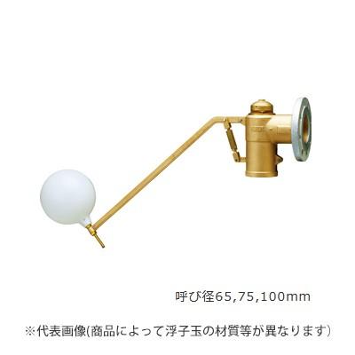 兼工業【FW75(ポリ玉付)】圧力バランス型複式ボールタップ 呼び径75mm 