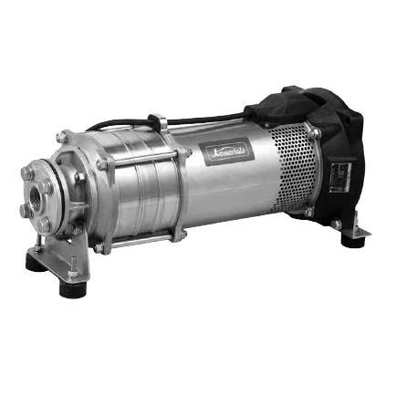 ●川本ポンプ【KUR3-325-Y2.2】50Hz ステンレス製水中タービンポンプ 三相200V 2.2kＷ KUR3-Y形 横置き専用品〔HE〕