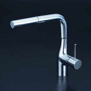 キッチン水栓　KVK KM6161ZECHS KVK 水栓金具【KM6161ZECHS】キッチン水栓 シングル混合栓 寒冷地用