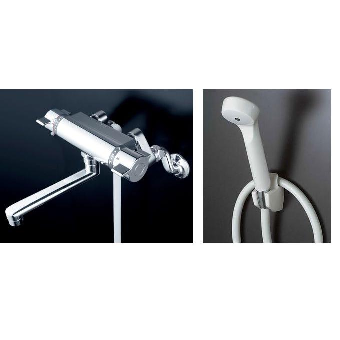 KVK 水栓金具【KF800WUT】寒冷地 取替用サーモスタット式シャワー〔HB