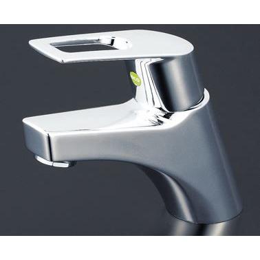 KVK 水栓金具【KM7001ZTHPEC】寒冷地 洗面用シングルレバー式混合栓 ポップアップ式(eレバー)〔HB〕