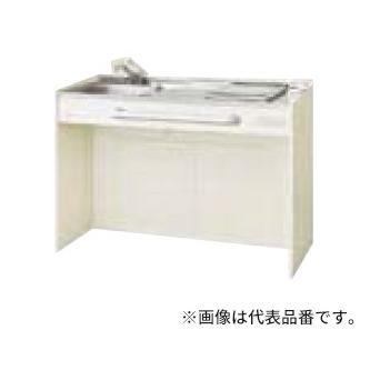 ●LIXIL/サンウェーブ ミニキッチン【DMK12HGWD1NN】アンティックホワイト オープンタイプ 間口120cm ハーフユニット コンロなし 一般地 受注約3週〔HE.F〕