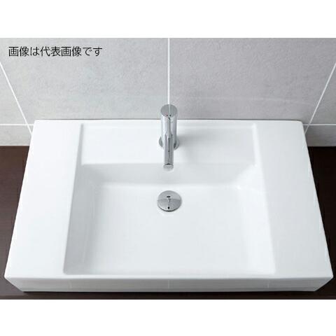 INAX/LIXIL サティス洗面器ベッセル式 シングルレバー混合水栓吐水口引出式(エコハンドル) 壁給水 壁排水(Pトラップ)〔HC〕