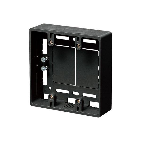 未来工業 【MSB-2K】ブラック モール用スイッチボックス (ケーブル配線用露出スイッチボックス) 2ヶ用 : 家電と住設のイークローバー ...