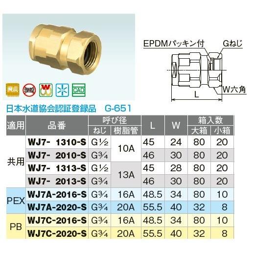 オンダ製作所【WJ7A-2016-S】ダブルロックジョイント WJ7型 オンダ製作所【WJ7A-2016-S】ダブルロックジョイント WJ7型