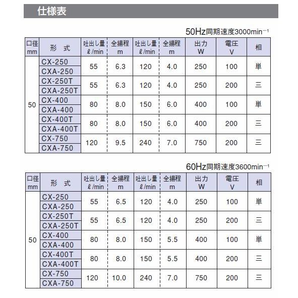 寺田ポンプ 寺田 テラダポンプ【CXA-400】(自動)単相100V 新素材水中