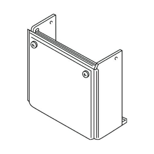 リンナイ（Rinnai） ガス給湯器 部材【WOP-L101(K)UW-650】(23-3459) 配管カバー RUX-SAシリーズ 高さ ...