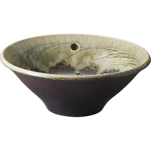 π三栄水栓/SANEI【HW1026P-S-023】手洗器(オーバーフロー) 翠緑 利楽〔FA〕