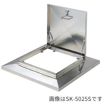 ▲●u.神栄ホームクリエイト【SK-5025S】角型屋根マンホール 後付型・ダンパー付 間口750