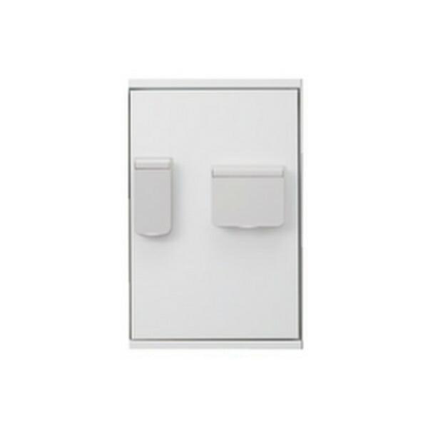 ####u.神栄ホームクリエイト【SK-CBX-M11R-WC】ホワイト 宅配ボックス(テンキー式・防滴型) 壁付・据置兼用型 1/1サイズ