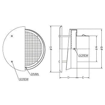 西邦工業 Snb100tbl 金網型3メッシュ 汚れ防止対応 低圧損外壁用アルミ換気口 フラットカバー付 水切り付 Snb100tbl 家電と住設のイークローバー 通販 Yahoo ショッピング