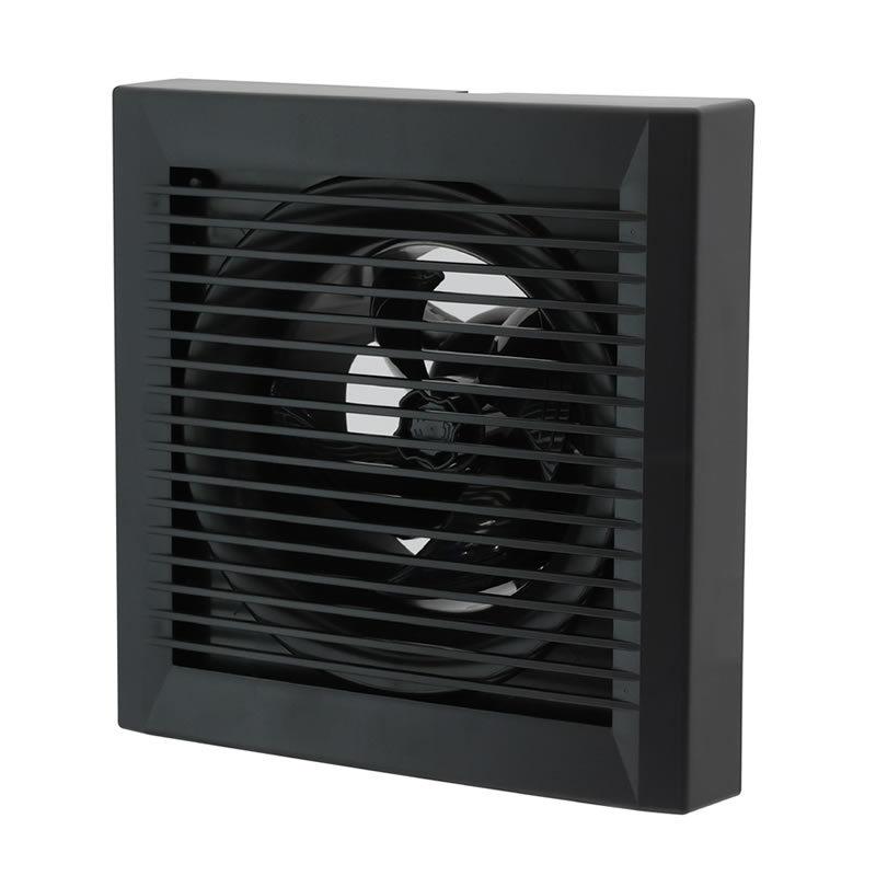 高須産業 パイプ用ファン【PFS2-100AH1(K)】ブラック 大風量タイプ ON