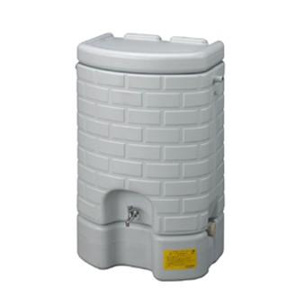 ●タキロンシーアイ 雨水貯留タンク【306454】雨音くん15 200リットル 200L (架台付) 集水継手白 ジェットライン（T15）専用 受注生産〔EC〕