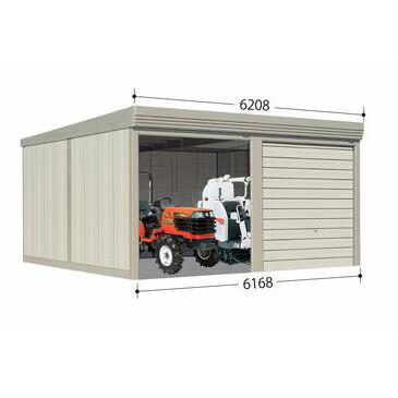 TAKUBO(タクボ)  物置　2枚スライド扉　グレー TAKUBO(タクボ) 物置 2枚スライド扉 グレー