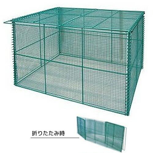 ▲●u.テラダ ゴミステーション【GO-120】簡易折りたたみ式 468L(45Lゴミ袋約10個) 幅1200×奥600×高650mm
