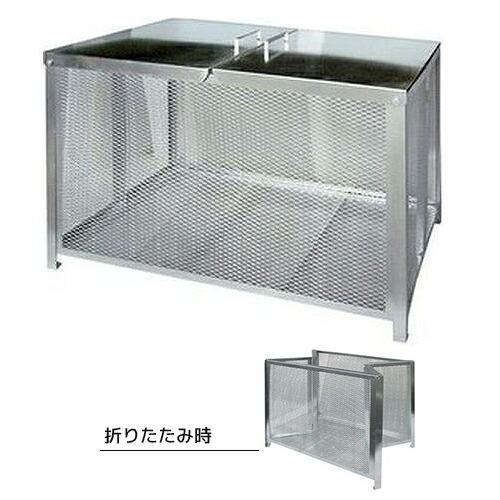 ▲●u.テラダ ゴミステーション【GM-120N】簡易ワンタッチ組立式 495L(45Lゴミ袋約11個) 幅1200×奥610×高770mm