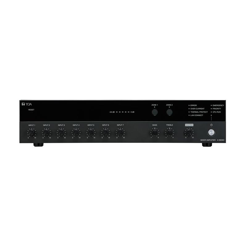 Яティーオーエー/TOA 音響機器【A-3606D】PAアンプ 60W 2局 : 家電と住 