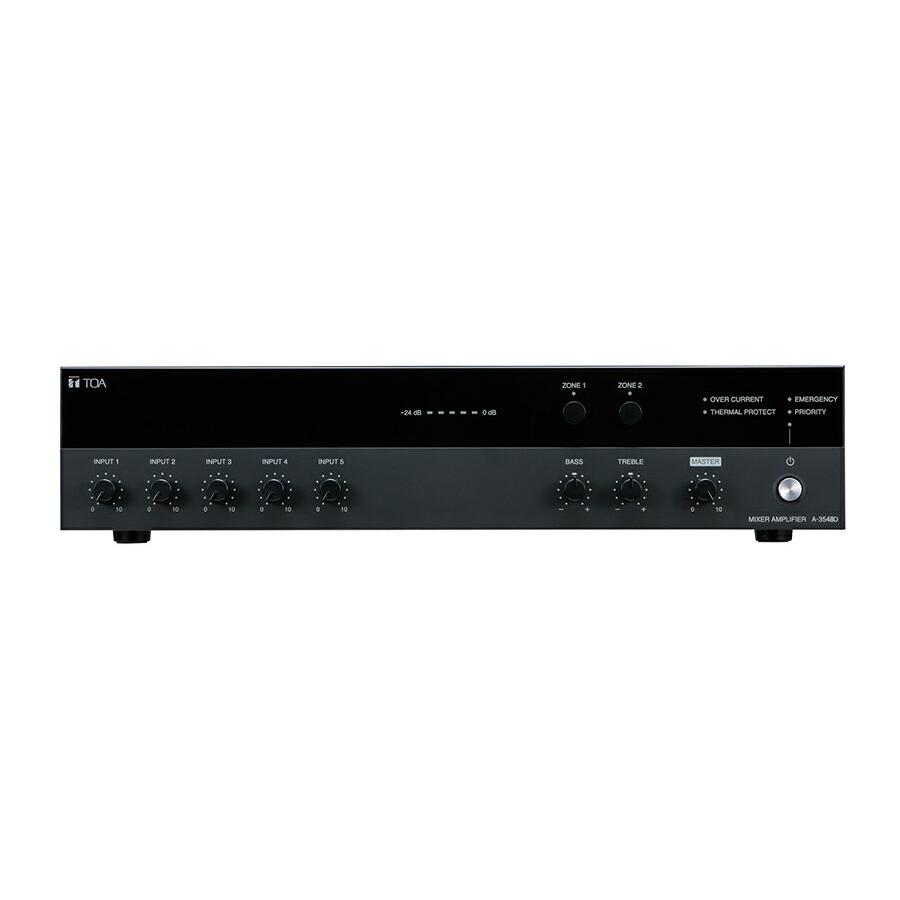 ○Яティーオーエー/TOA 音響機器【A-3548D】PAアンプ 480W 2局 : 家電