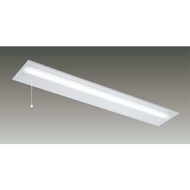 ####β東芝 照明器具LED組み合せ器具 ＴＥＮＱＯＯ埋込４０形Ｗ２２０プル 下面開放 プルスイッチ付 受注生産 {S2}