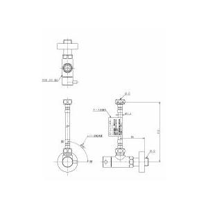 TOTO 水栓金具【TLC4A1F】 アングル形止水栓(コンテンポラリタイプ 
